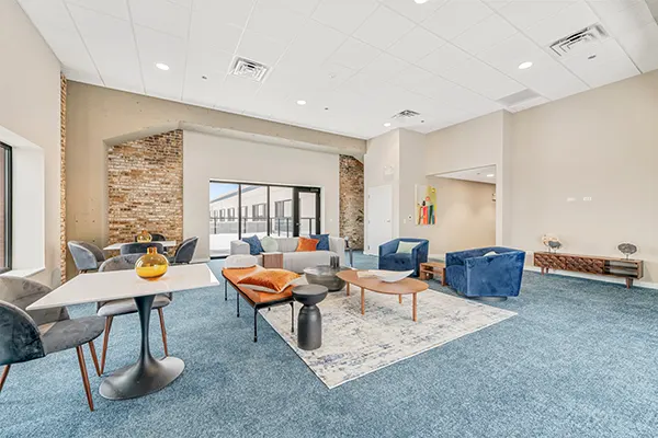 Well-appointed amenity spaces with a welcoming atmosphere
