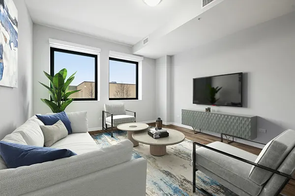 Refined interiors with a calm, modern aesthetic