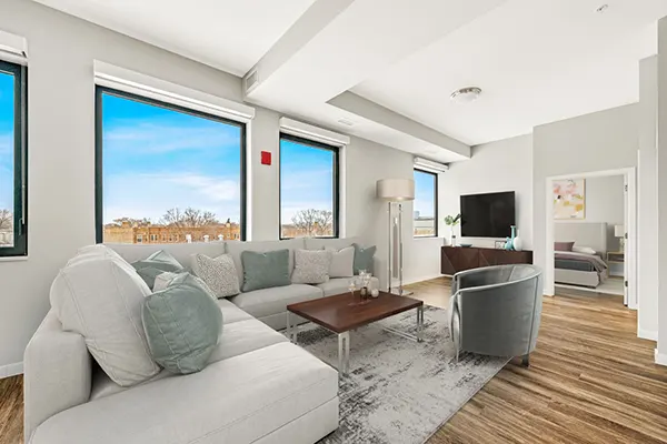 Comfortable living spaces with flexible room to entertain