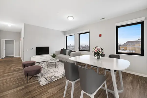 Bright, open living areas with a relaxed residential feel